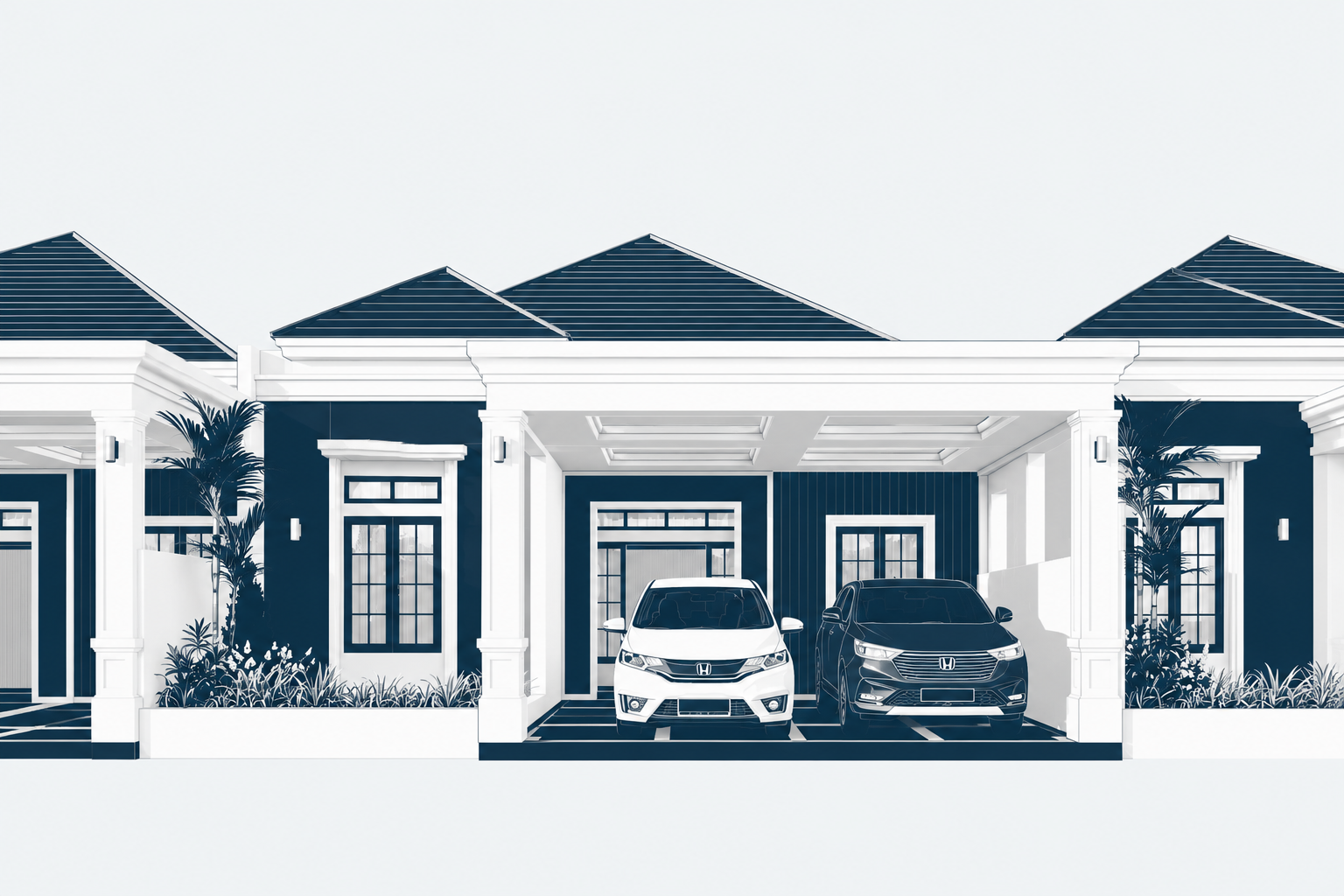 Modern house model